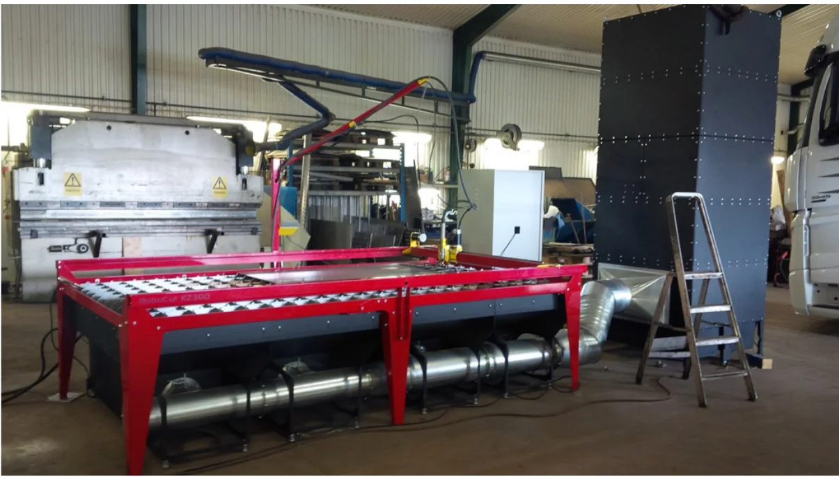 RoboCut CNC plasma system supplied through BM Teknik